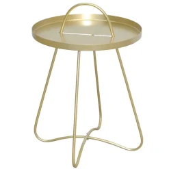 Moderner Beistelltisch in Goldfarben - Parca^Wohnen