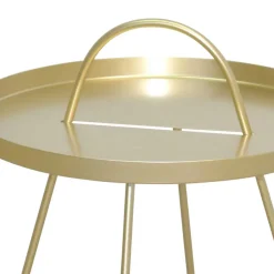 Moderner Beistelltisch in Goldfarben - Parca^Wohnen