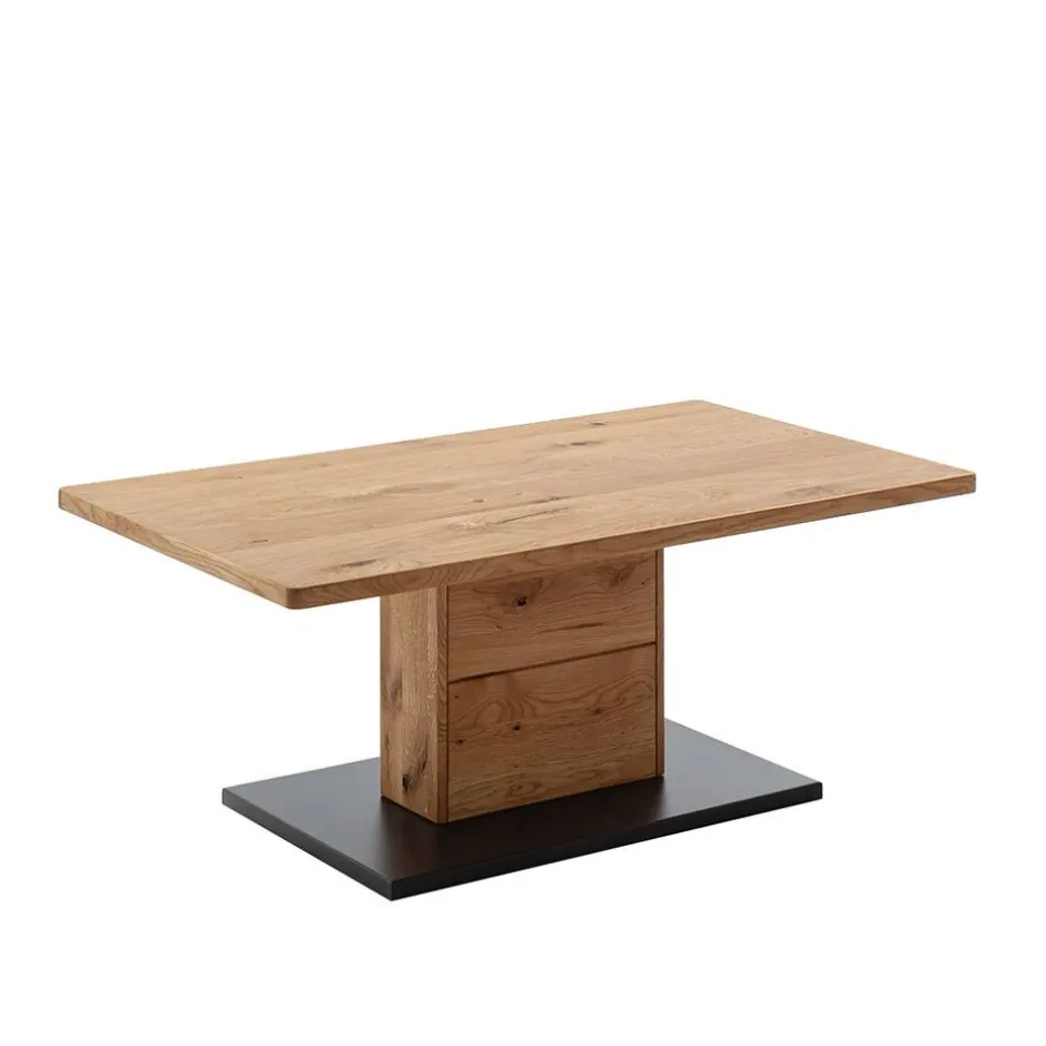 Wohnen Moderner Couchtisch in Wildeiche und Anthrazit - Drinidad