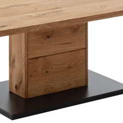 Wohnen Moderner Couchtisch in Wildeiche und Anthrazit - Drinidad