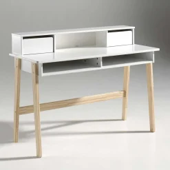 Kinder Wohnen Moderner Design Schreibtisch inkl Aufsatz - Mauricia