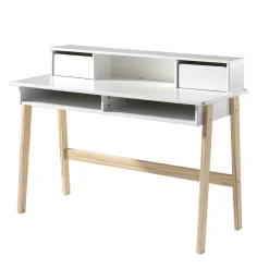 Kinder Wohnen Moderner Design Schreibtisch inkl Aufsatz - Mauricia