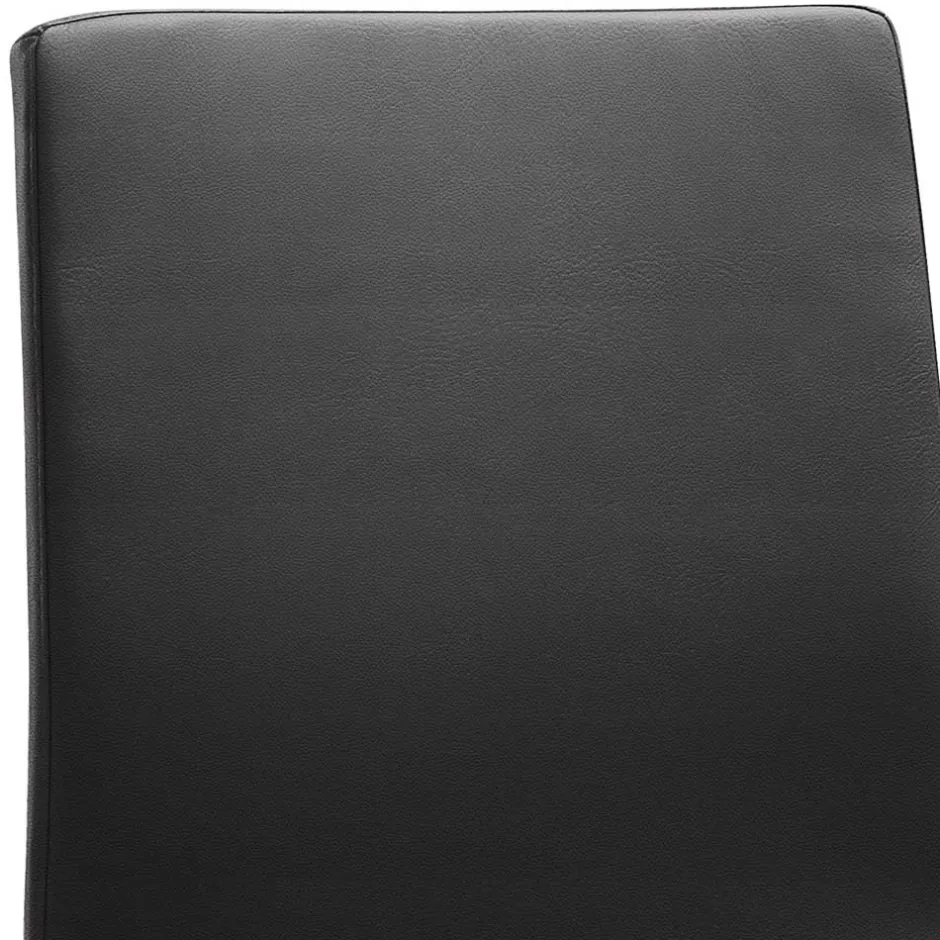 Moderner Esszimmerstuhl in Dunkelgrau Microfaser - Termi^Wohnen