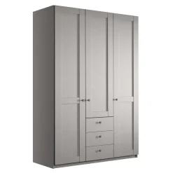 Moderner Kleiderschrank in Hellgrau - Ridonna^Wohnen Hot