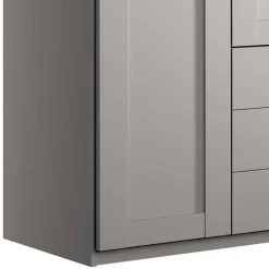 Moderner Kleiderschrank in Hellgrau - Ridonna^Wohnen Hot