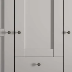 Moderner Kleiderschrank in Hellgrau - Ridonna^Wohnen Hot