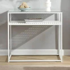 Moderner Konsolentisch in Weiß - Marian^Wohnen
