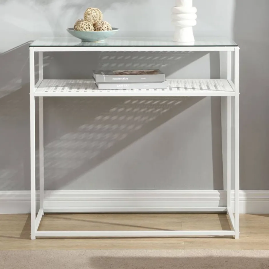 Moderner Konsolentisch in Weiß - Marian^Wohnen
