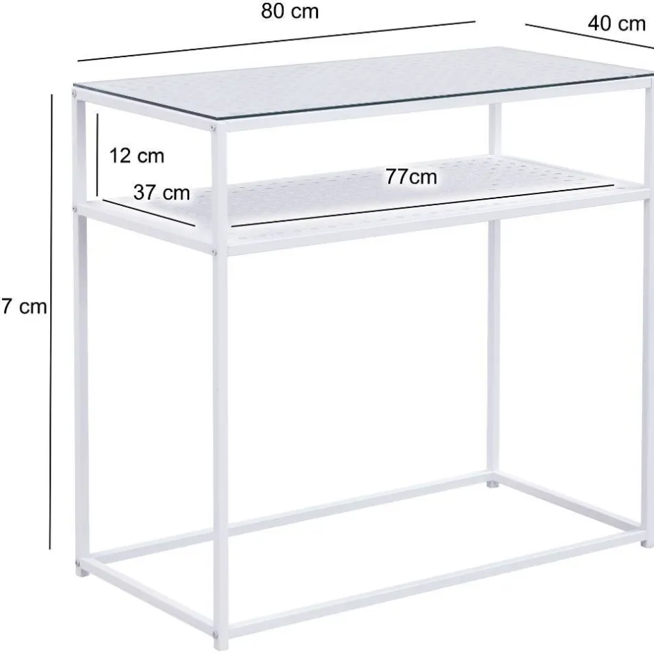 Moderner Konsolentisch in Weiß - Marian^Wohnen