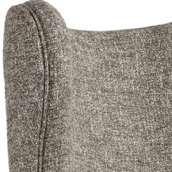 Moderner Ohrensessel in Beigegrau Boucle - Curemo^Wohnen New