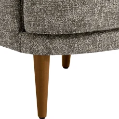 Moderner Ohrensessel in Beigegrau Boucle - Curemo^Wohnen New