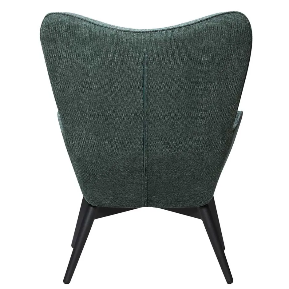 Wohnen Moderner Ohrensessel in Dunkelgrün - Diamora