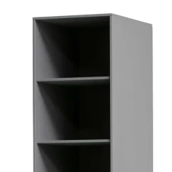 Wohnen Moderner Schrank in Beton Grau - Almond