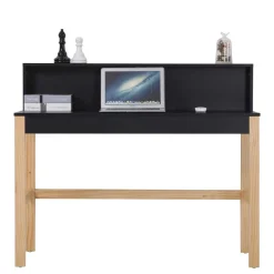 Moderner Schreibtisch mit Aufsatz - zweifarbig - Ynes^Wohnen