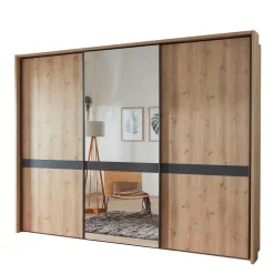 Wohnen Moderner Schwebetürenschrank mit Spiegel - Ulapos