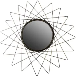 Wohnen Moderner Spiegel in Altgold Metallrahmen - Emrany