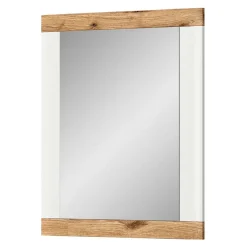 Wohnen Moderner Spiegel in Weiß & Wildeiche - Hihat