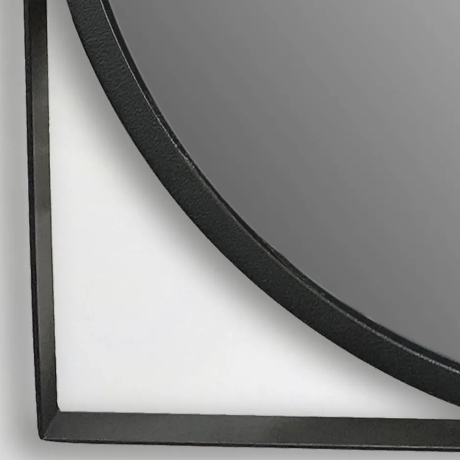 Wohnen Moderner Spiegel mit Metallrahmen - Champagne