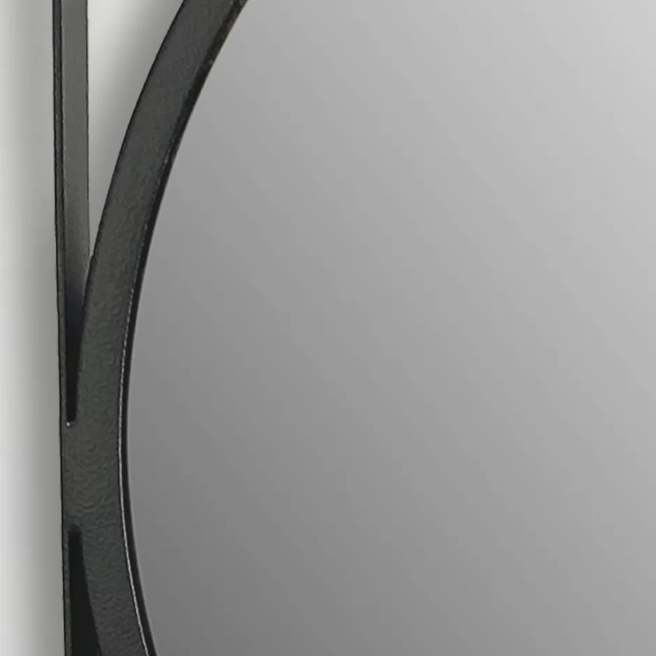 Wohnen Moderner Spiegel mit Metallrahmen - Champagne