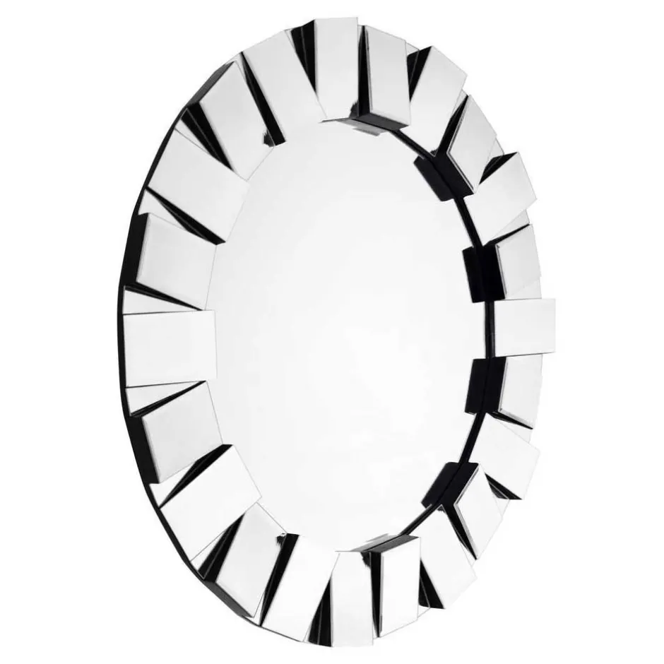 Wohnen Moderner Spiegel mit Spiegelglas-Rahmen - Hector