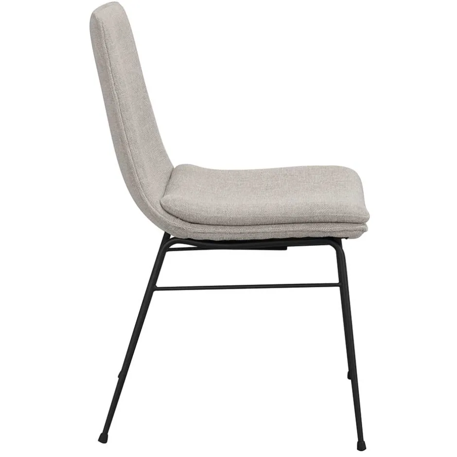 Moderner Stoffstuhl in Grau - Sanctarin (2er Set)^Wohnen Discount