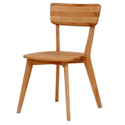 Wohnen Moderner Stuhl aus Kernbuche Massivholz - Brossan