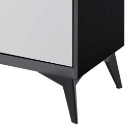 Wohnen Moderner TV Unterschrank in Weiß & Grau - Vadids