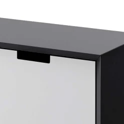 Wohnen Moderner TV Unterschrank in Weiß & Grau - Vadids