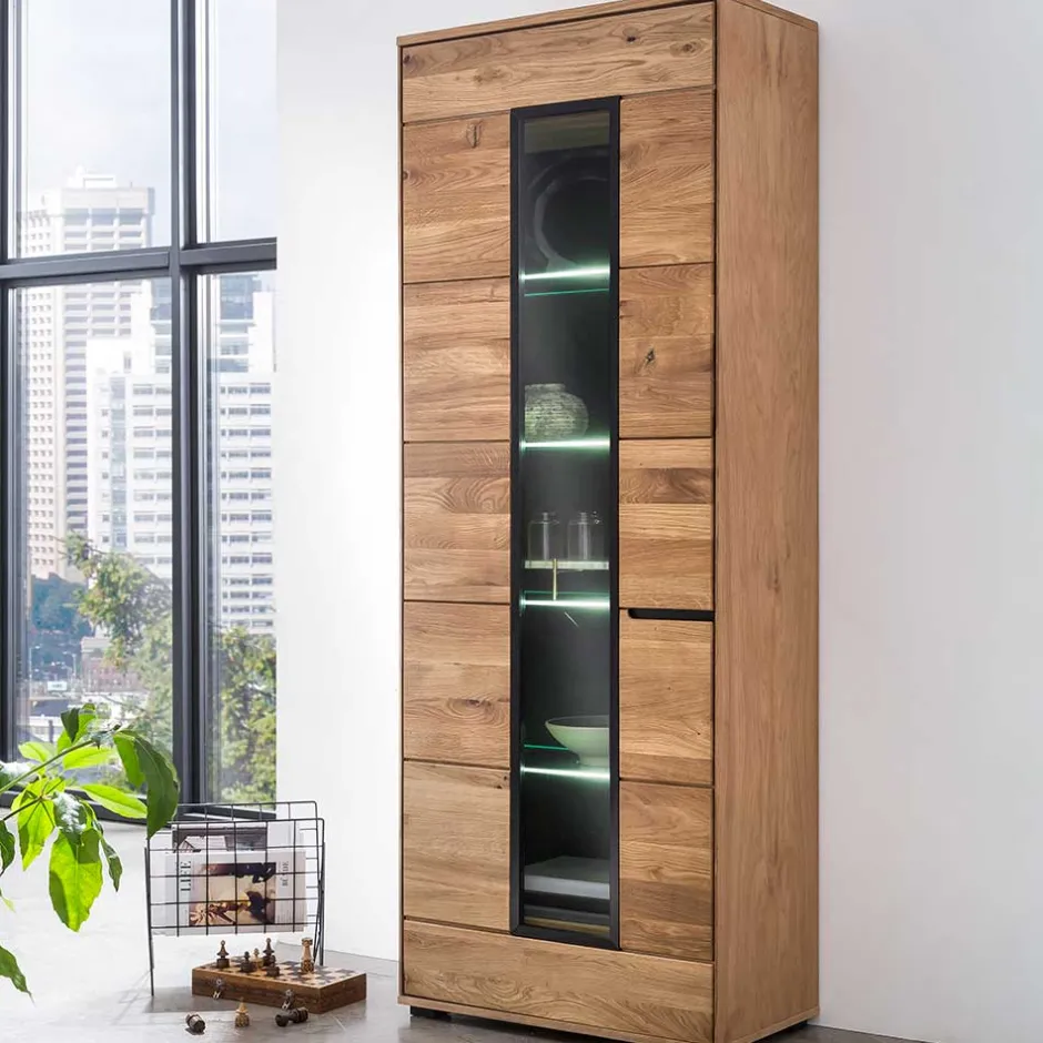 Moderner Vitrinenschrank 70x196x40 cm - Sennya^Wohnen Sale