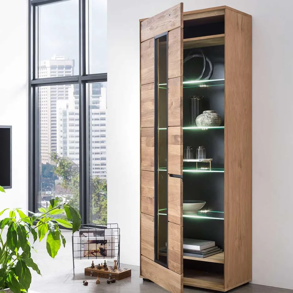 Moderner Vitrinenschrank 70x196x40 cm - Sennya^Wohnen Sale