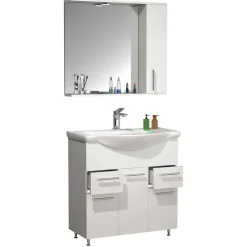 Wohnen Moderner Waschplatz fürs Bad - Nancyssa (zweiteilig)