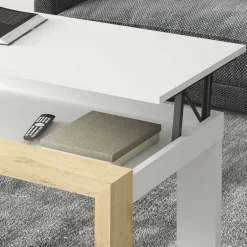 Wohnen Moderner Wohnzimmertisch höhenverstellbar - Zajan