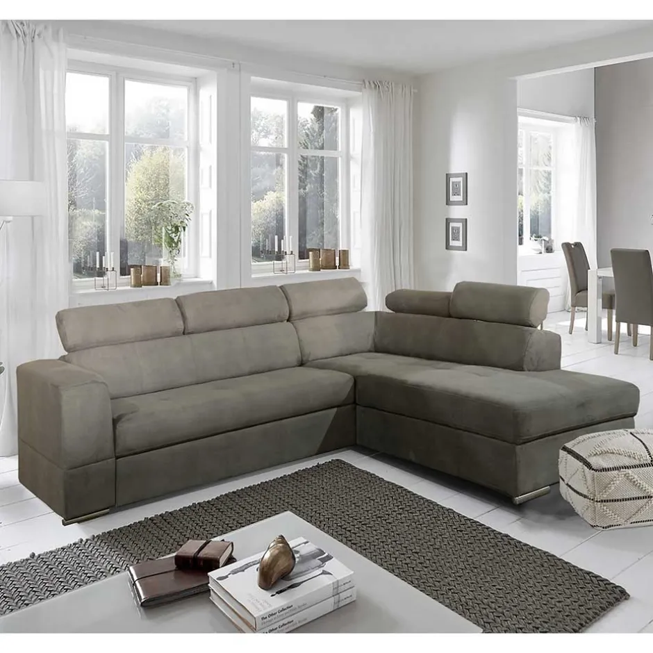 Modernes Ecksofa mit Schlaffunktion und Bettkasten - Janilea^Wohnen Online