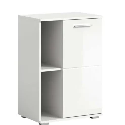 Wohnen Modernes Garderobenmöbel in Weiß - Rugova (zweiteilig)