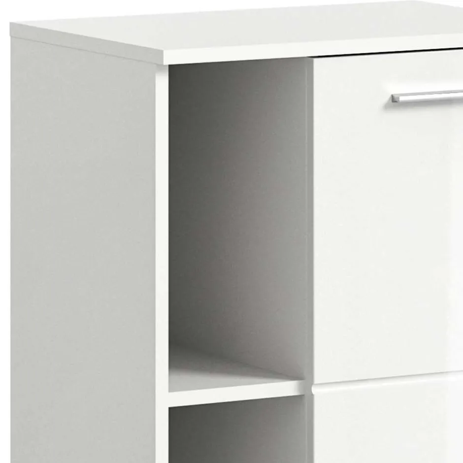 Wohnen Modernes Garderobenmöbel in Weiß - Rugova (zweiteilig)