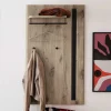 Modernes Garderobenpaneel mit Hutboden & Stange - Baiamare^Wohnen