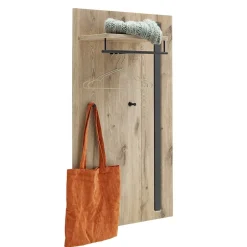 Modernes Garderobenpaneel mit Hutboden & Stange - Baiamare^Wohnen