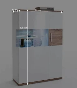 Wohnen Modernes Highboard in Hochglanz - Icadro