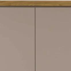 Wohnen Modernes Highboard in Taupe & Akazie - Anja