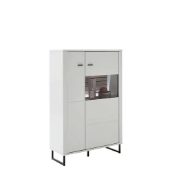 Modernes Highboard mit Glaseinsatz - Varzino^Wohnen New