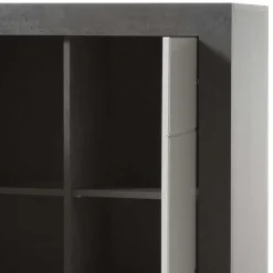 Modernes Hochglanz Highboard mit 2 Türen - Istensa I^Wohnen New