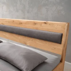 Wohnen Modernes Holzbett in Wildeichefarben - Dizamora