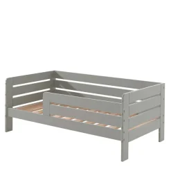 Kinder Wohnen Modernes Kinderbett mit Rausfall-Schutz - 140x70 - Naosa