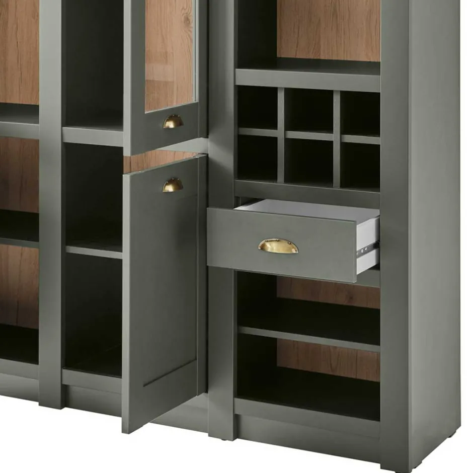 Modernes Landhaus Buffet in Graugrün - Eylan^Wohnen Sale