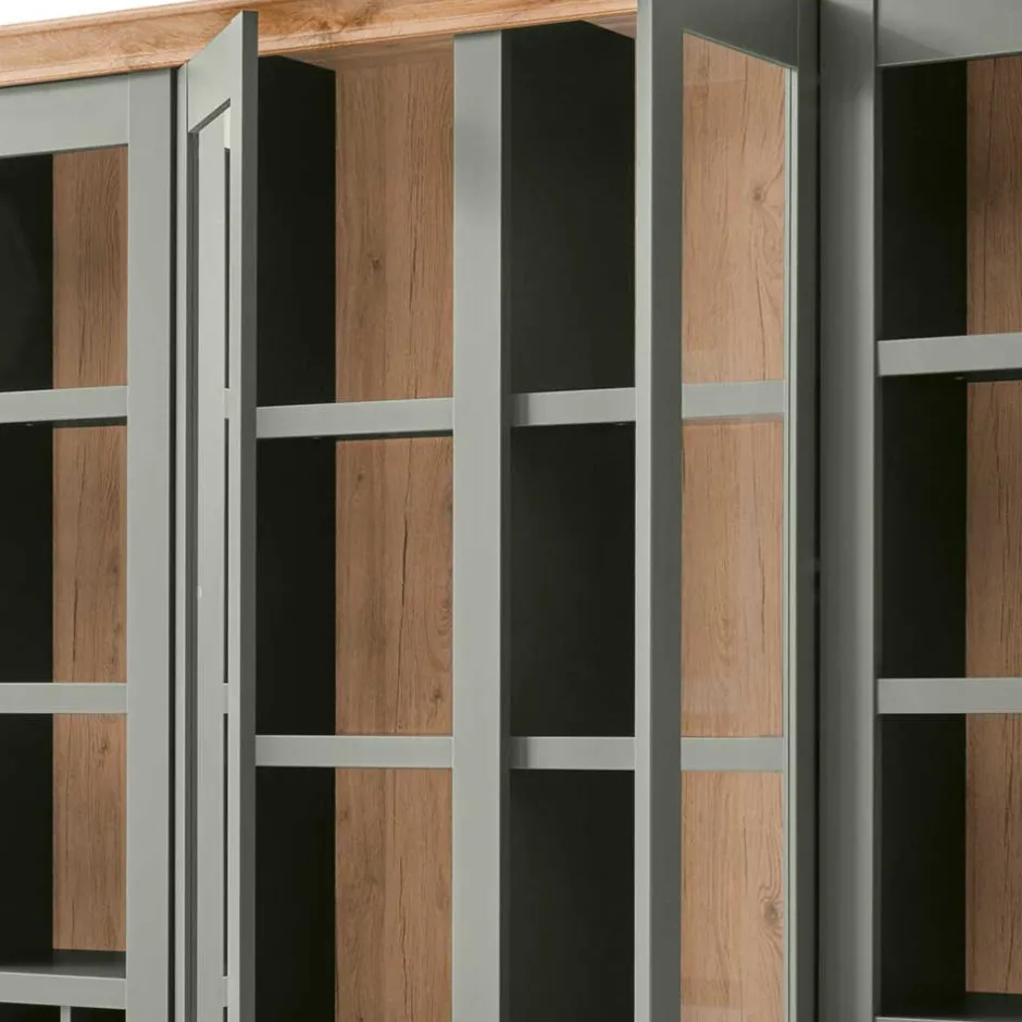 Modernes Landhaus Buffet in Graugrün - Eylan^Wohnen Sale