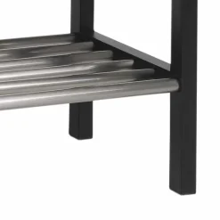 Modernes Schuhregal in Schwarz & Edelstahl - Geskan^Wohnen Hot