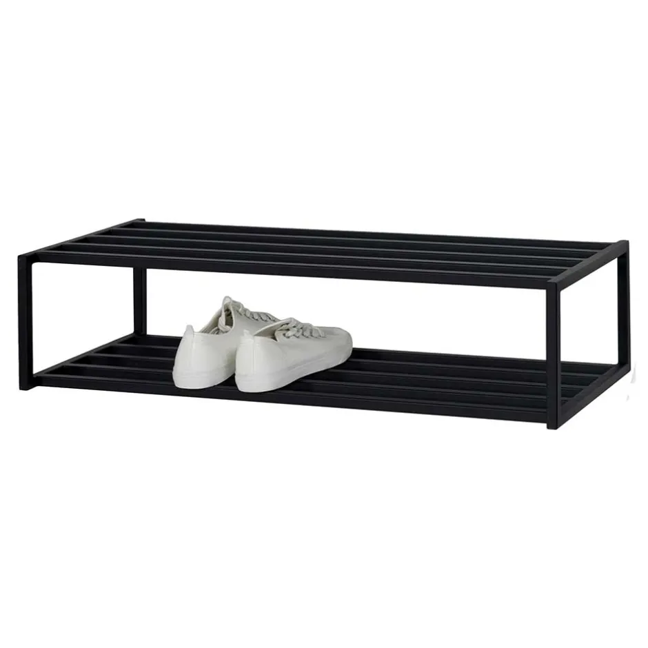 Modernes Schuhregal mit zwei Ablagen - Acke^Wohnen Discount