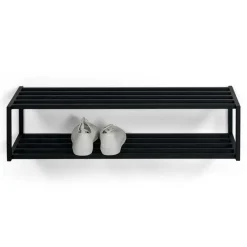 Modernes Schuhregal mit zwei Ablagen - Acke^Wohnen Discount