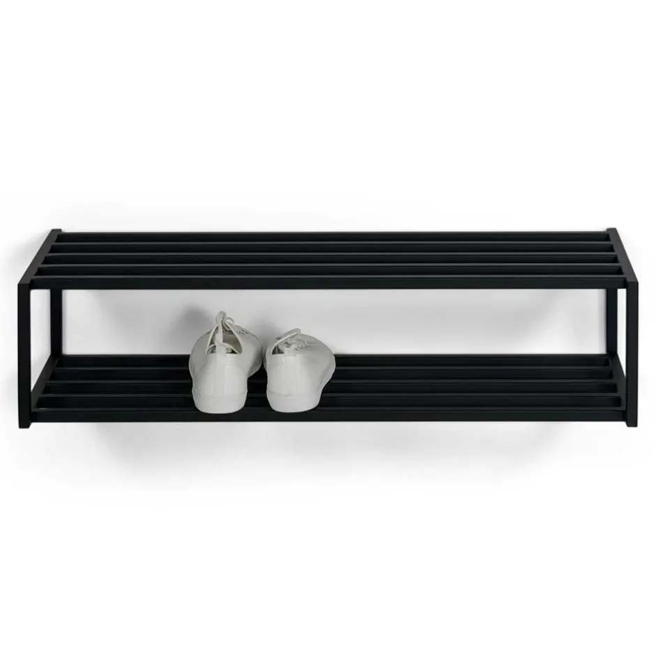 Modernes Schuhregal mit zwei Ablagen - Acke^Wohnen Discount