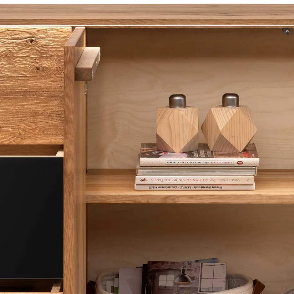 Modernes Sideboard in Wildeiche und Anthrazit - Claas^Wohnen New